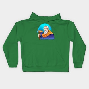 Galileo Galilei Cartoon Kids Hoodie